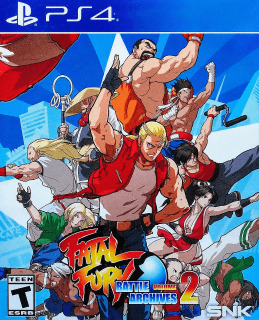 Fatal Fury Battle Archives Vol 2 box art for Playstation 4
